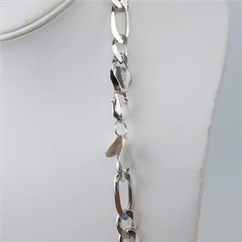 Sterling Silver Figaro Chain Necklace