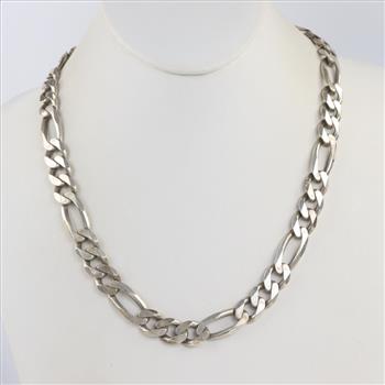 34" STAINLESS STEEL SILVER 6MM BYZANTINE TURKISH BOX CHAIN W/ SPECIAL