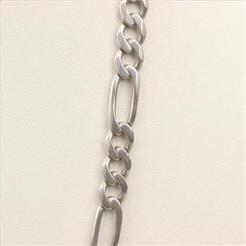 Sterling Silver Figaro Chain Necklace