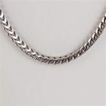 Sterling Silver Foxtail Link Necklace