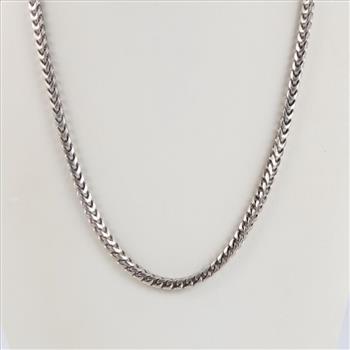 Sterling Silver Foxtail Link Necklace