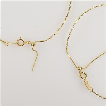 Sterling Silver GP Bracelets, 2 Pieces