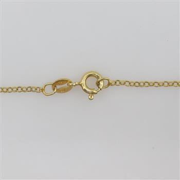 Sterling Silver GP Cable Chain Necklace