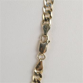 Sterling Silver GP Curb Chain Necklace