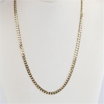 Sterling Silver GP Curb Chain Necklace
