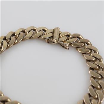 Sterling Silver GP Curb Link Bracelet
