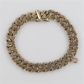 Sterling Silver GP Curb Link Bracelet