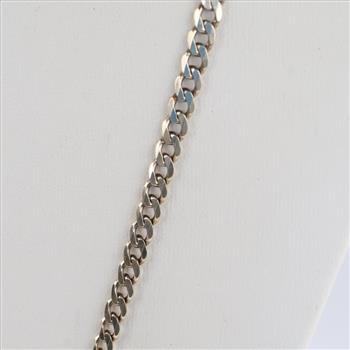 Sterling Silver GP Curb Link Necklace