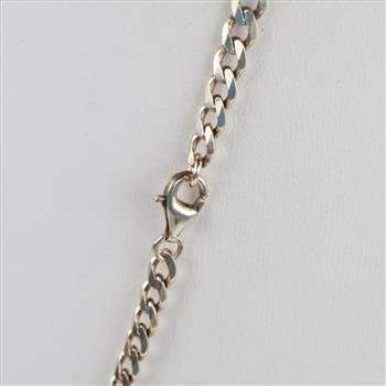 Sterling Silver GP Curb Link Necklace
