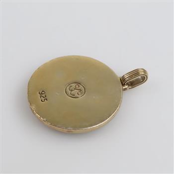 Sterling Silver GP Diamond Accent 