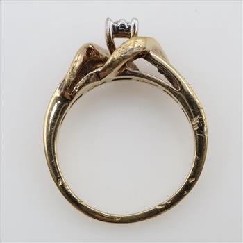 Sterling Silver GP Diamond Ring