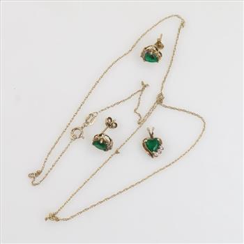 Sterling Silver GP Jewelry, 4 Pieces