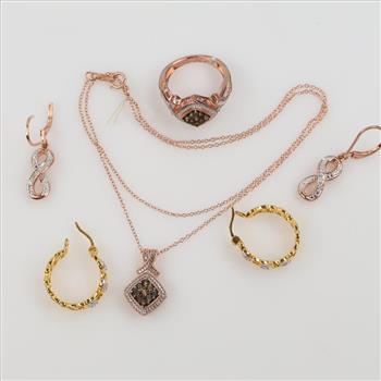 Sterling Silver GP Jewelry, 7 Pieces