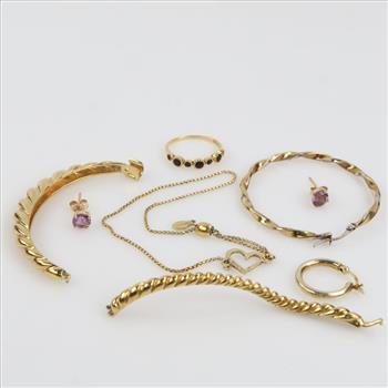 Sterling Silver GP Jewelry, 8 Pieces