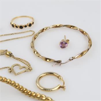 Sterling Silver GP Jewelry, 8 Pieces