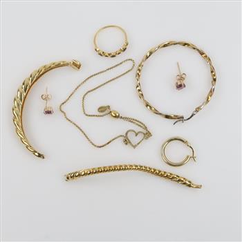 Sterling Silver GP Jewelry, 8 Pieces