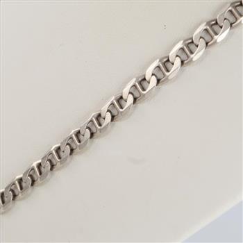 Sterling Silver Heavy Mariner Chain Necklace