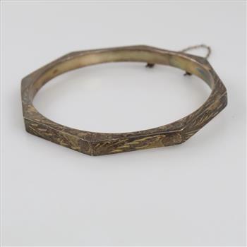 Sterling Silver Hollow Bracelet