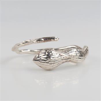 Sterling Silver Hollow Snake Cuff Bracelet