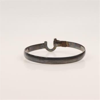 Sterling Silver Hook Clasp Bracelet