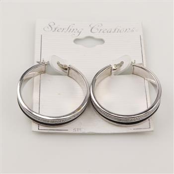 Sterling Silver Hoop Earrings