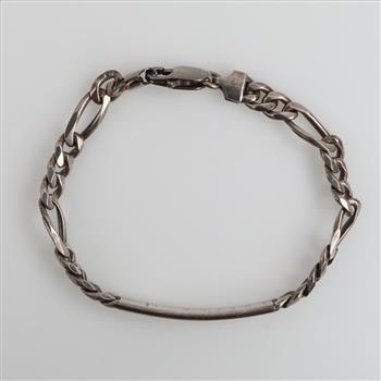 Sterling Silver ID Bracelet