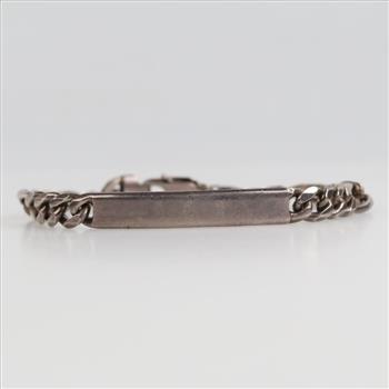 Sterling Silver ID Bracelet