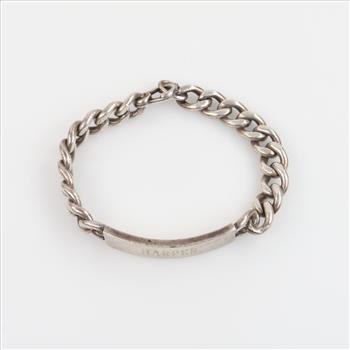 Sterling Silver ID Bracelet