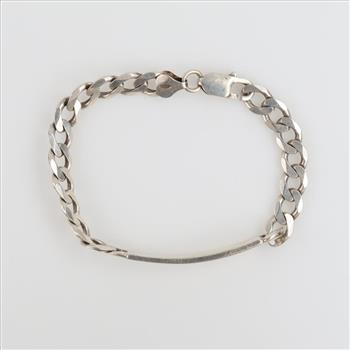 Sterling Silver ID Bracelet