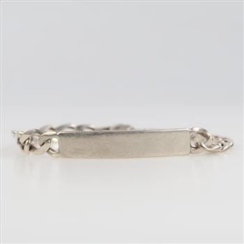 Sterling Silver ID Bracelet