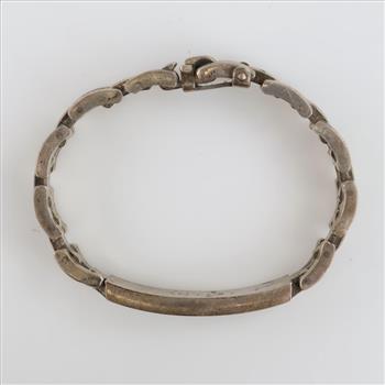 Sterling Silver ID Bracelet
