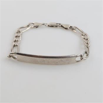 Sterling Silver ID Bracelet