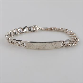 Sterling Silver ID Bracelet