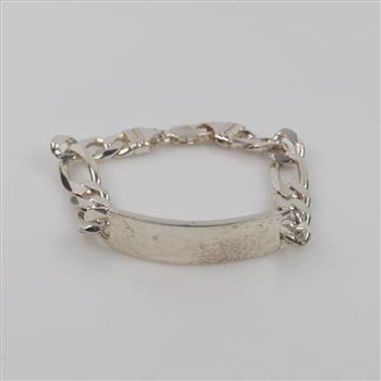 Sterling Silver ID Bracelet