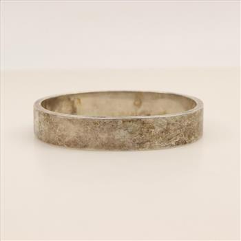 Sterling Silver Inlay Turquoise Bangle Bracelet