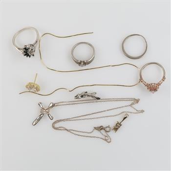 Sterling Silver Jewelry, 10 Pieces