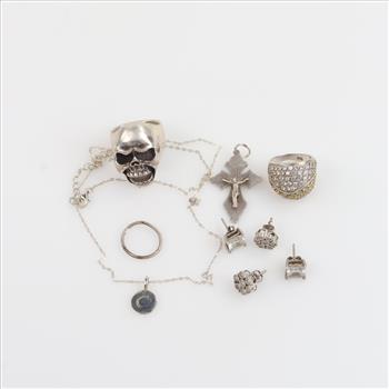 Sterling Silver Jewelry, 10 Pieces