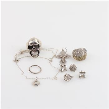 Sterling Silver Jewelry, 10 Pieces