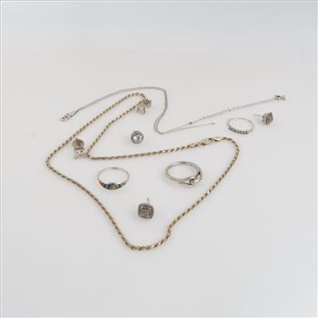 Sterling Silver Jewelry, 10 Pieces