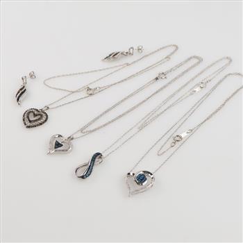 Sterling Silver Jewelry, 10 Pieces
