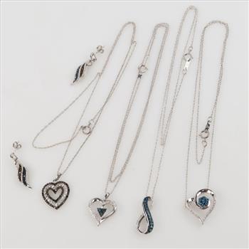 Sterling Silver Jewelry, 10 Pieces