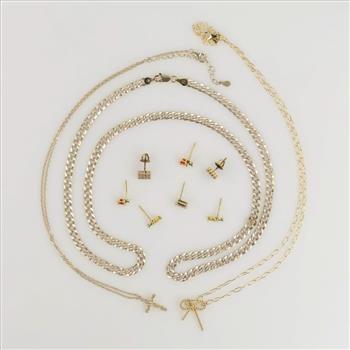 Sterling Silver Jewelry, 10 Pieces