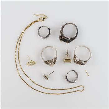 Sterling Silver Jewelry, 10 Pieces