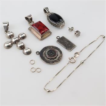 Sterling Silver Jewelry, 10 Pieces