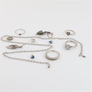 Sterling Silver Jewelry, 11 Pieces