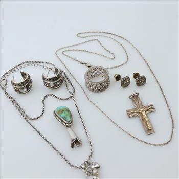 Sterling Silver Jewelry, 11 Pieces