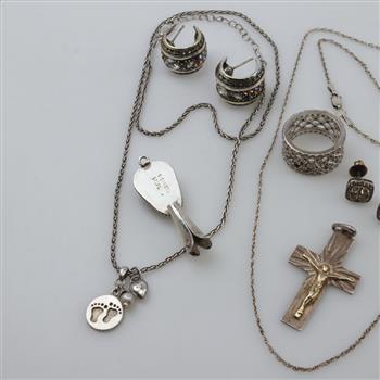 Sterling Silver Jewelry, 11 Pieces