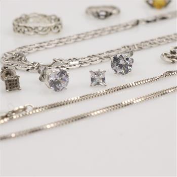Sterling Silver Jewelry, 11 Pieces