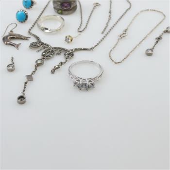 Sterling Silver Jewelry, 11 Pieces