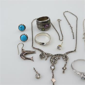 Sterling Silver Jewelry, 11 Pieces